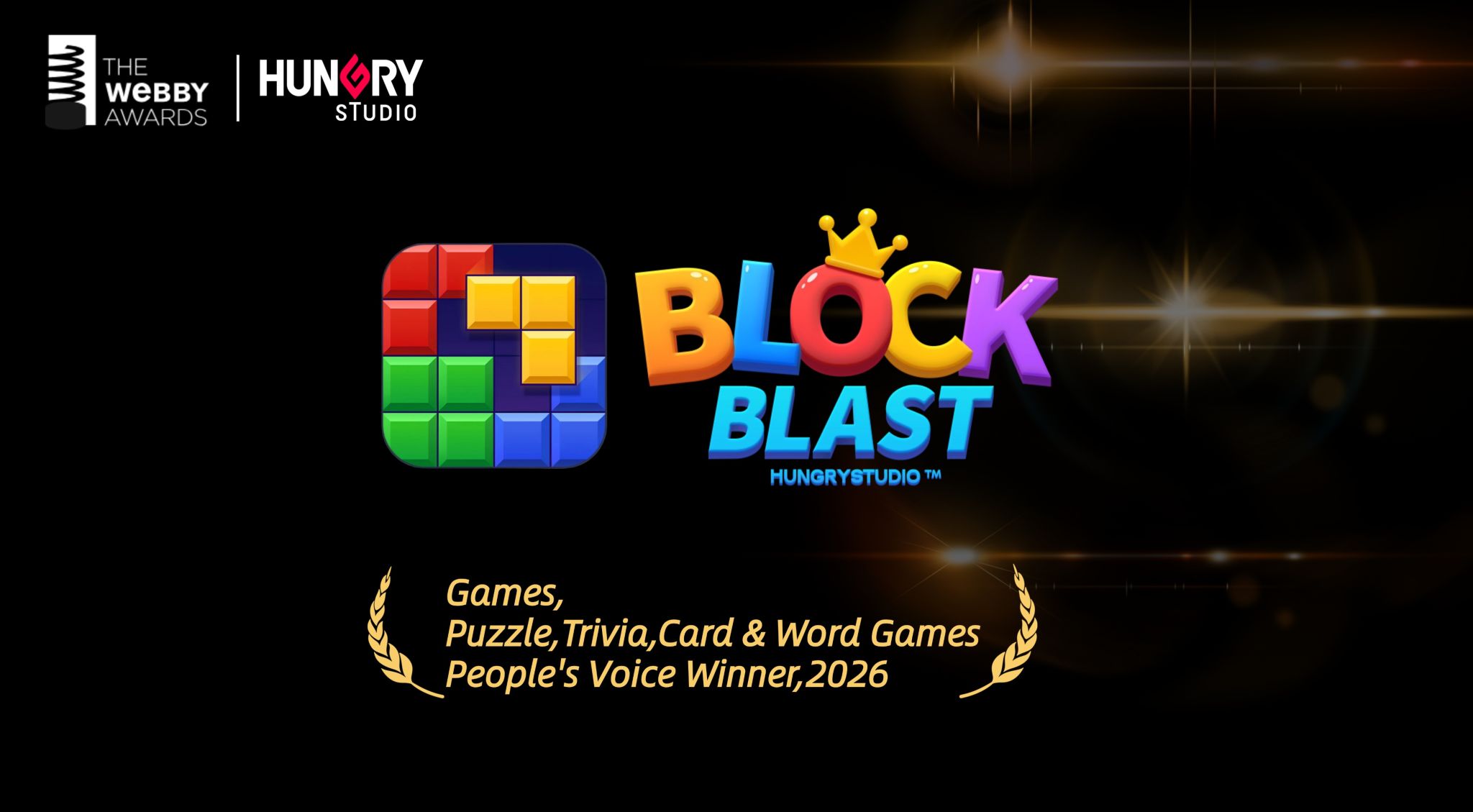 Block Blast! Wins 2026 Webby People’s Voice Award